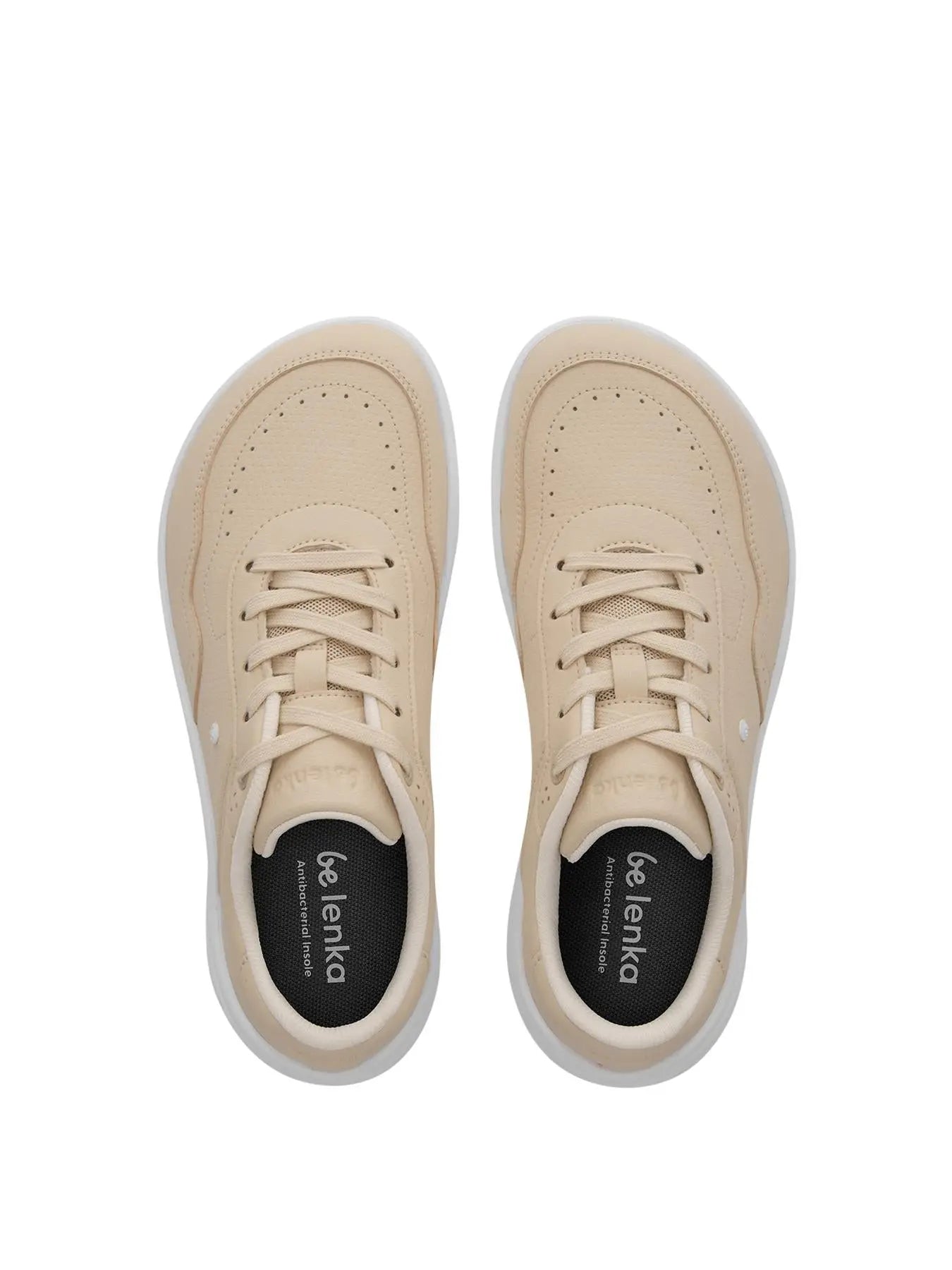 Be Lenka - Sydney White & Beige - Zapatillas barefoot