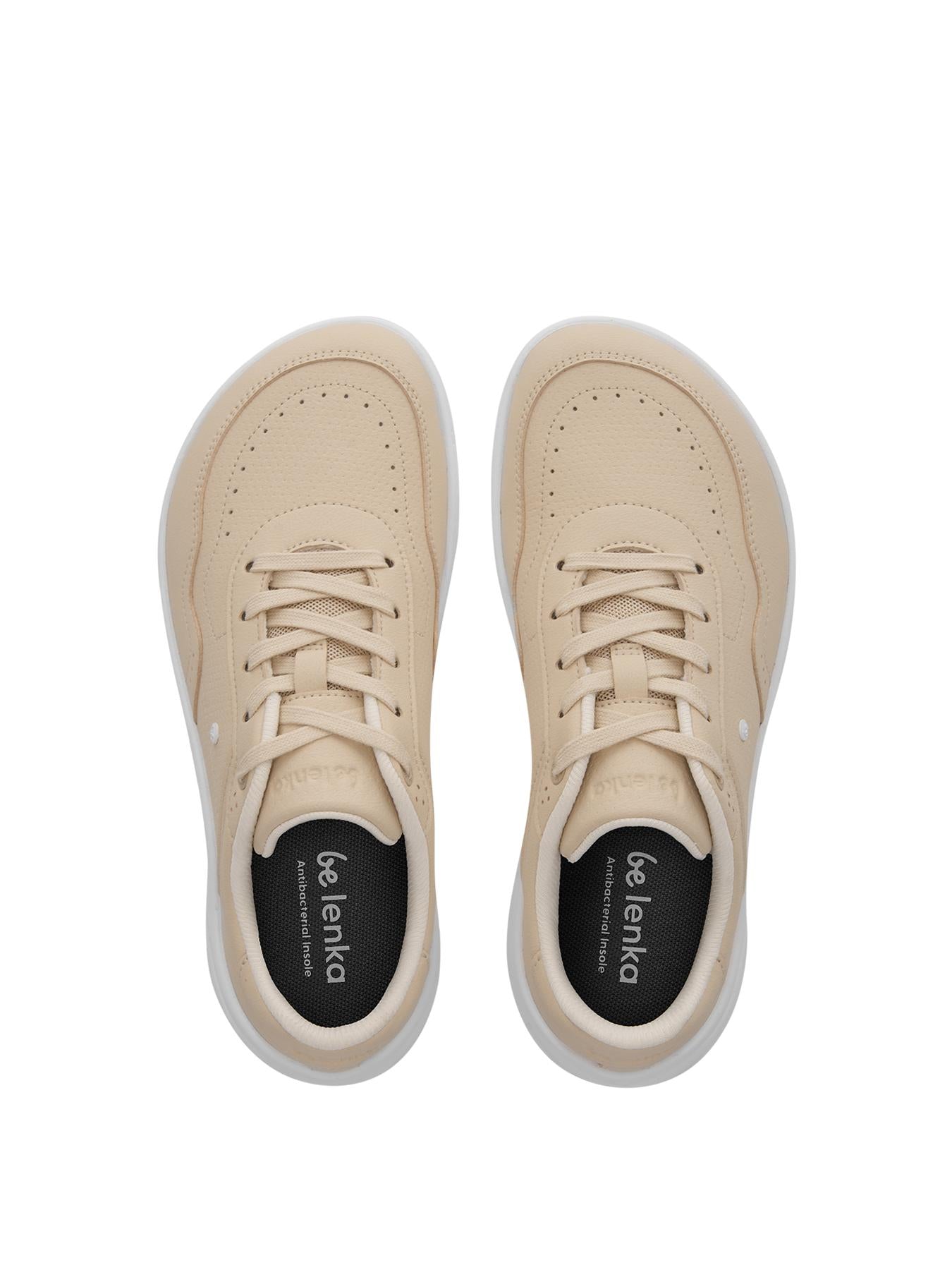 Be Lenka - Sydney White & Beige - Zapatillas barefoot