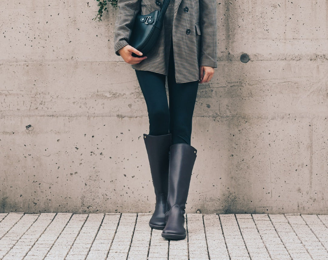 Be Lenka - Symphony Black - Botas altas barefoot