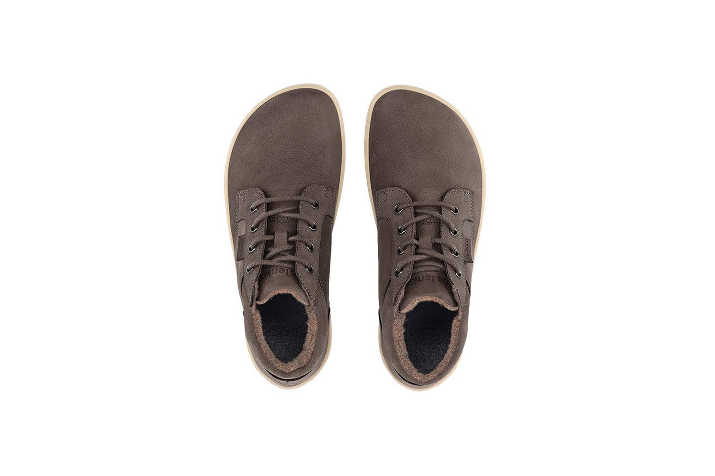 Be Lenka - Synergy Fleece Chocolate & Beige - Botines barefoot-Be Lenka-Cacles Barefoot-Tienda de calzado barefoot respetuoso minimalista