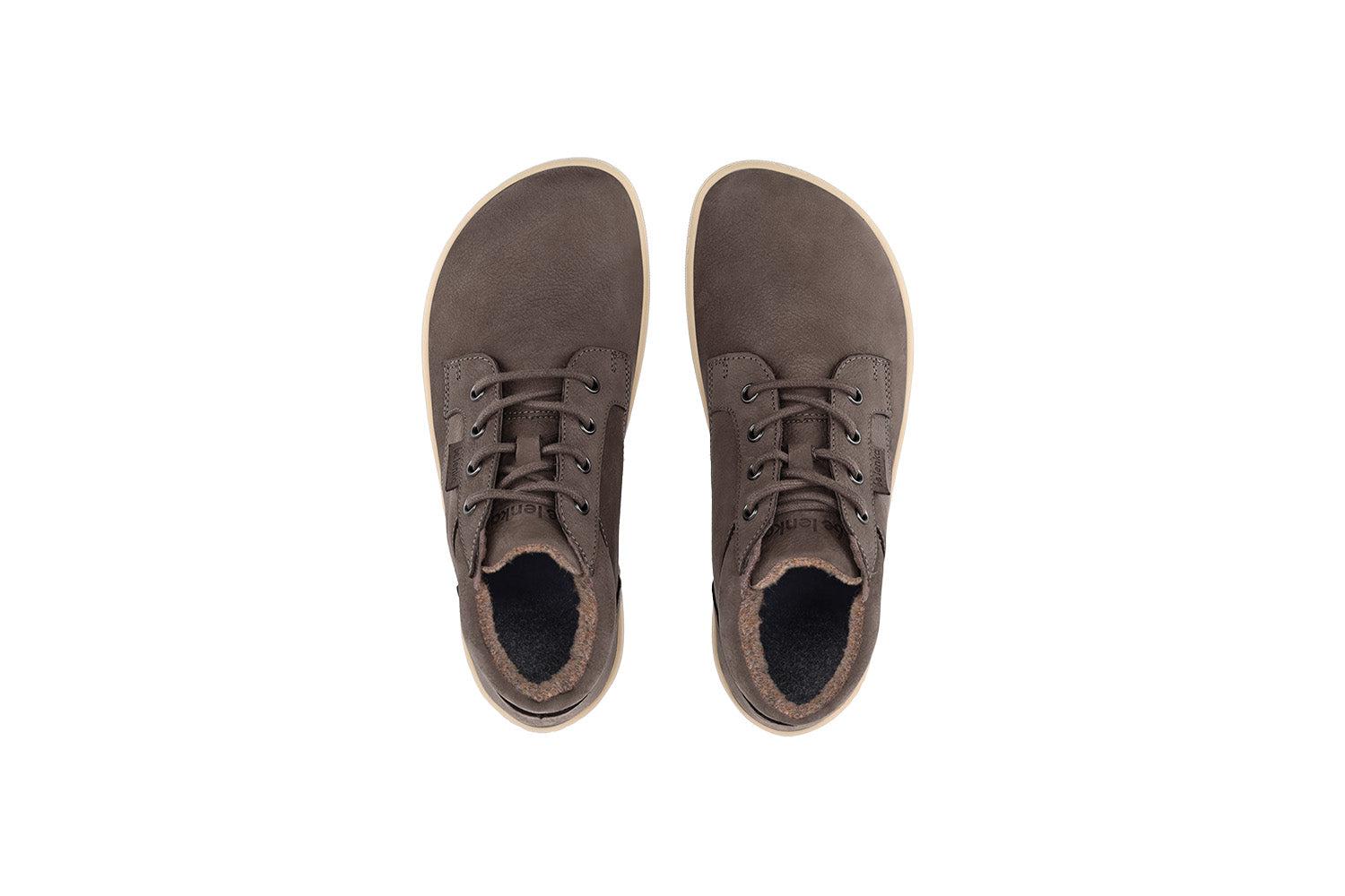 Be Lenka - Synergy Fleece Chocolate & Beige - Botines barefoot-Be Lenka-Cacles Barefoot-Tienda de calzado barefoot respetuoso minimalista