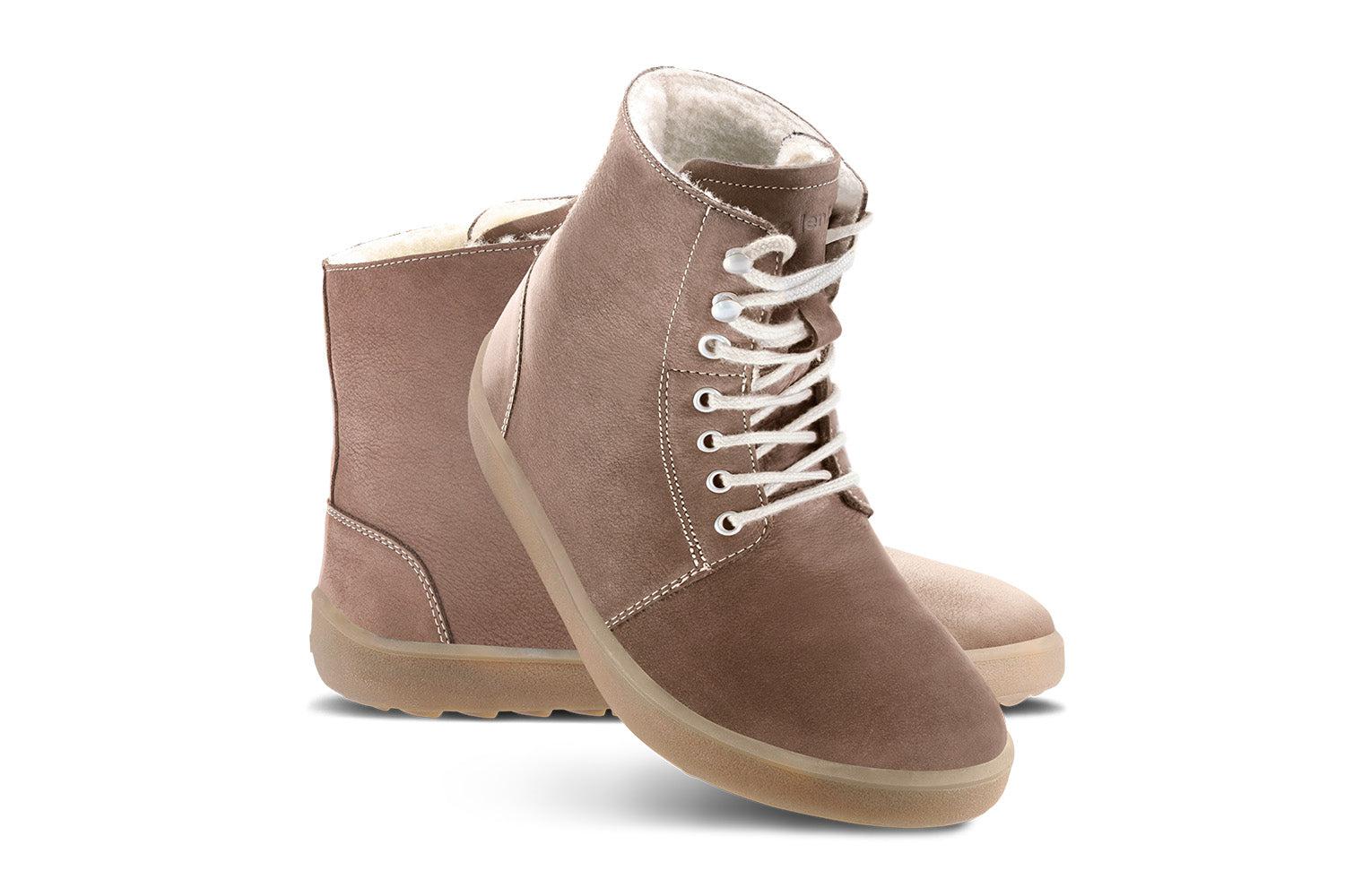 Be Lenka - Winter 3.0 Walnut Brown - Botines de invierno barefoot-Be Lenka-Cacles Barefoot-Tienda de calzado barefoot respetuoso minimalista