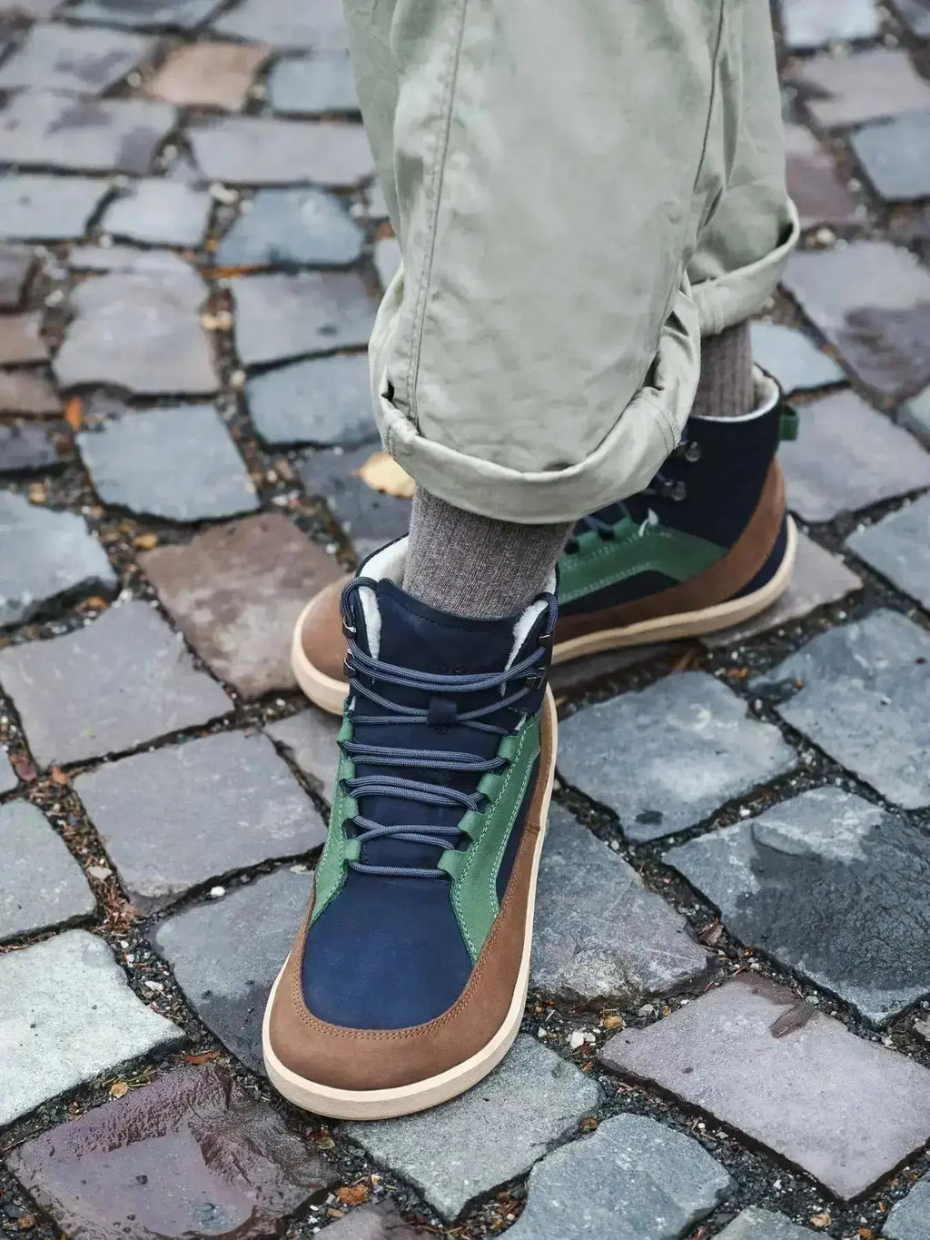 Be Lenka - York Navy, Brown & Beige - Botines barefoot