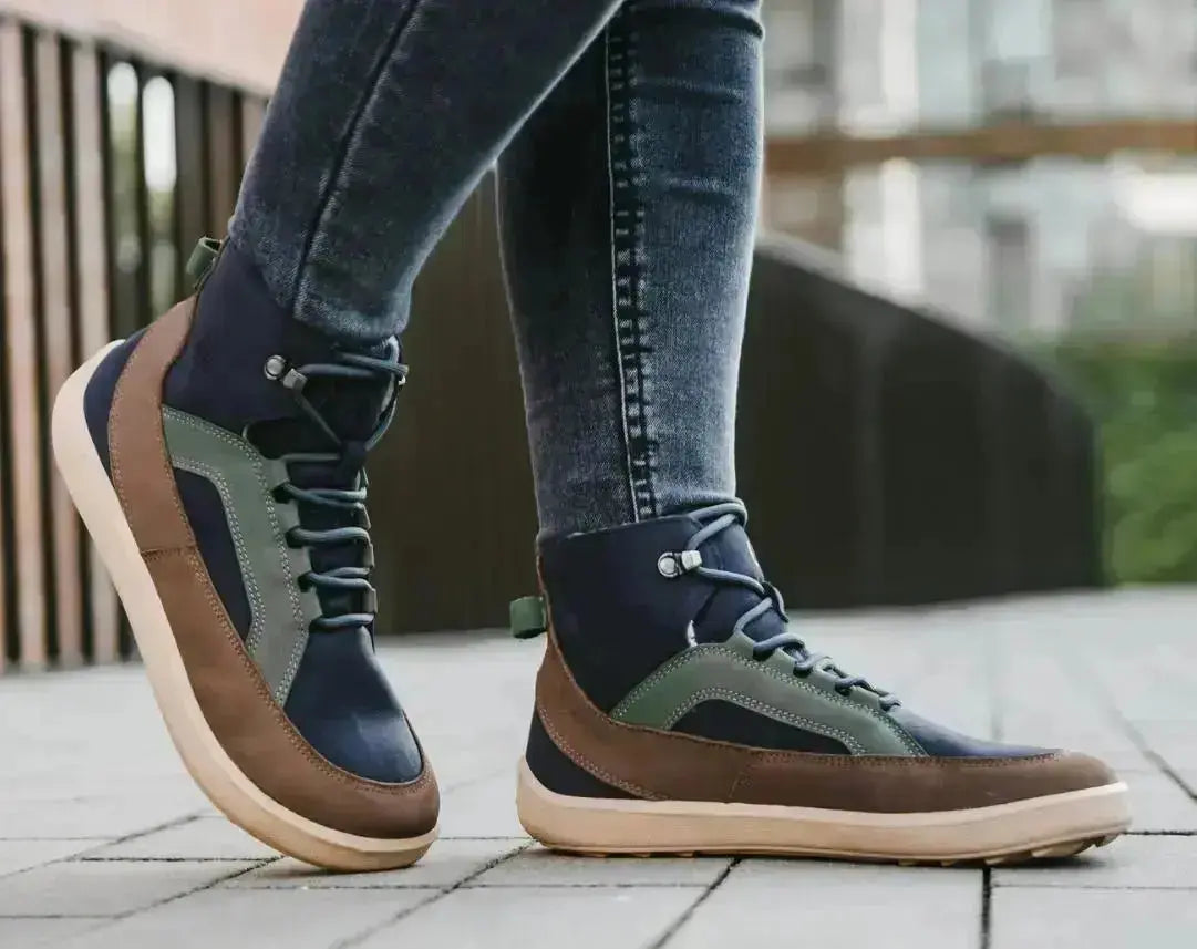 Be Lenka - York Navy, Brown & Beige - Botines barefoot
