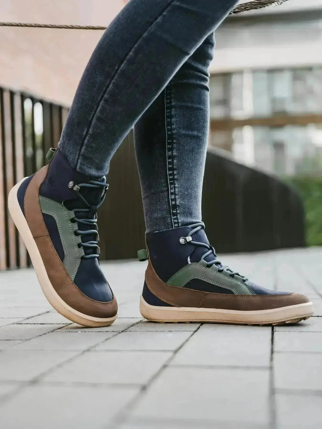 Be Lenka - York Navy, Brown & Beige - Botines barefoot
