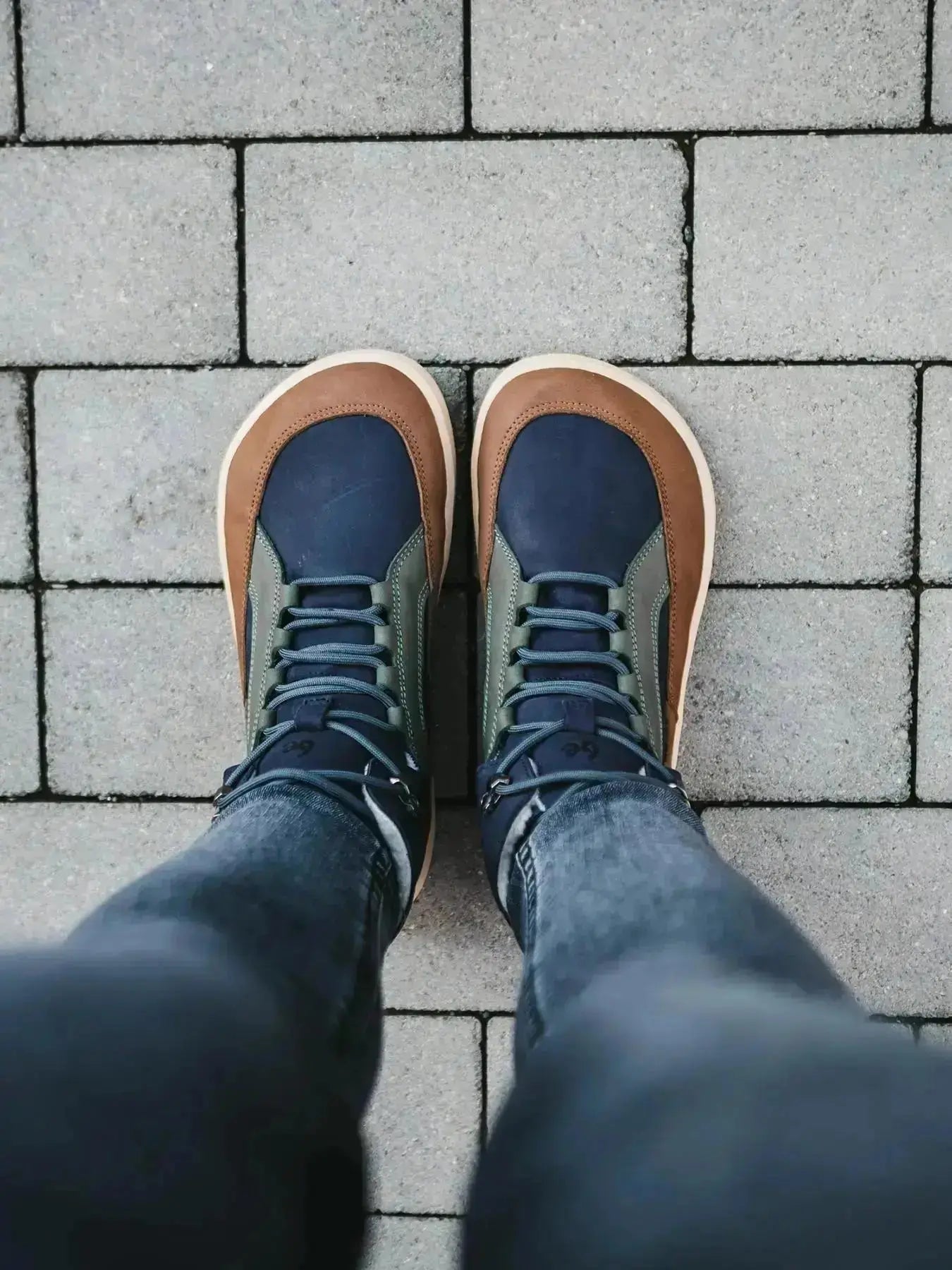 Be Lenka - York Navy, Brown & Beige - Botines barefoot