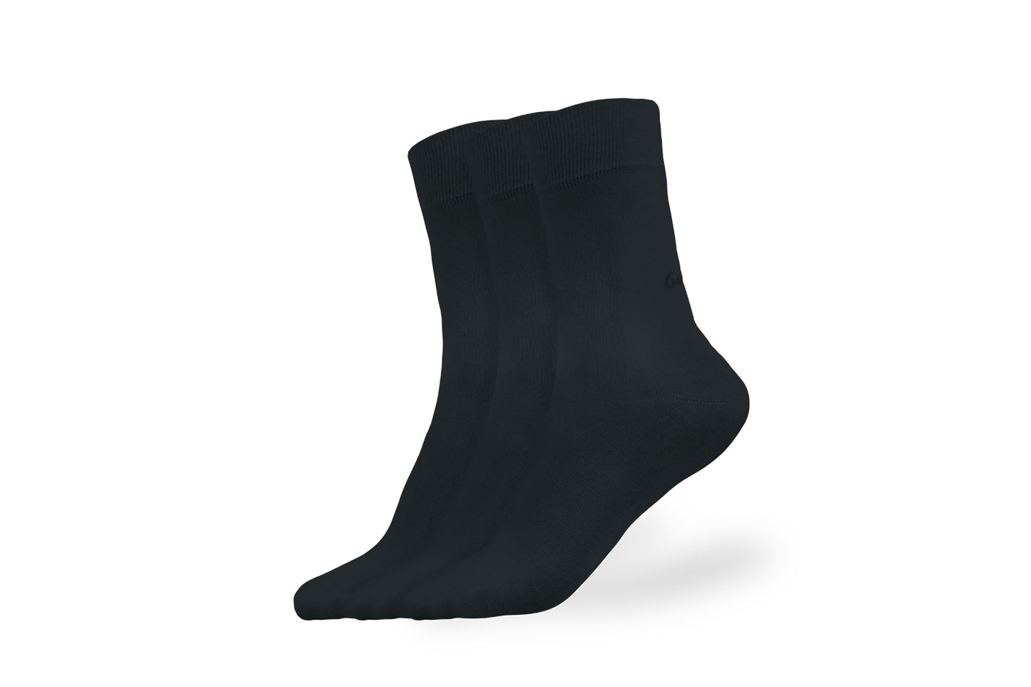 Be lenka - Essentials - Crew Black - 3 pack-Be Lenka-Cacles Barefoot-Tienda de calzado barefoot respetuoso minimalista