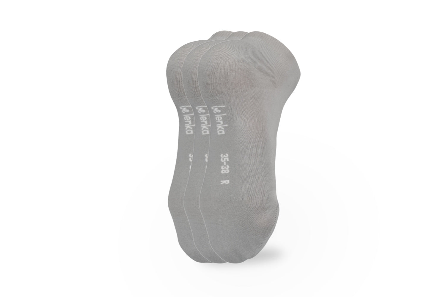 Be lenka - Essentials - Low-cut Grey - 3 pack-Be Lenka-Cacles Barefoot-Tienda de calzado barefoot respetuoso minimalista