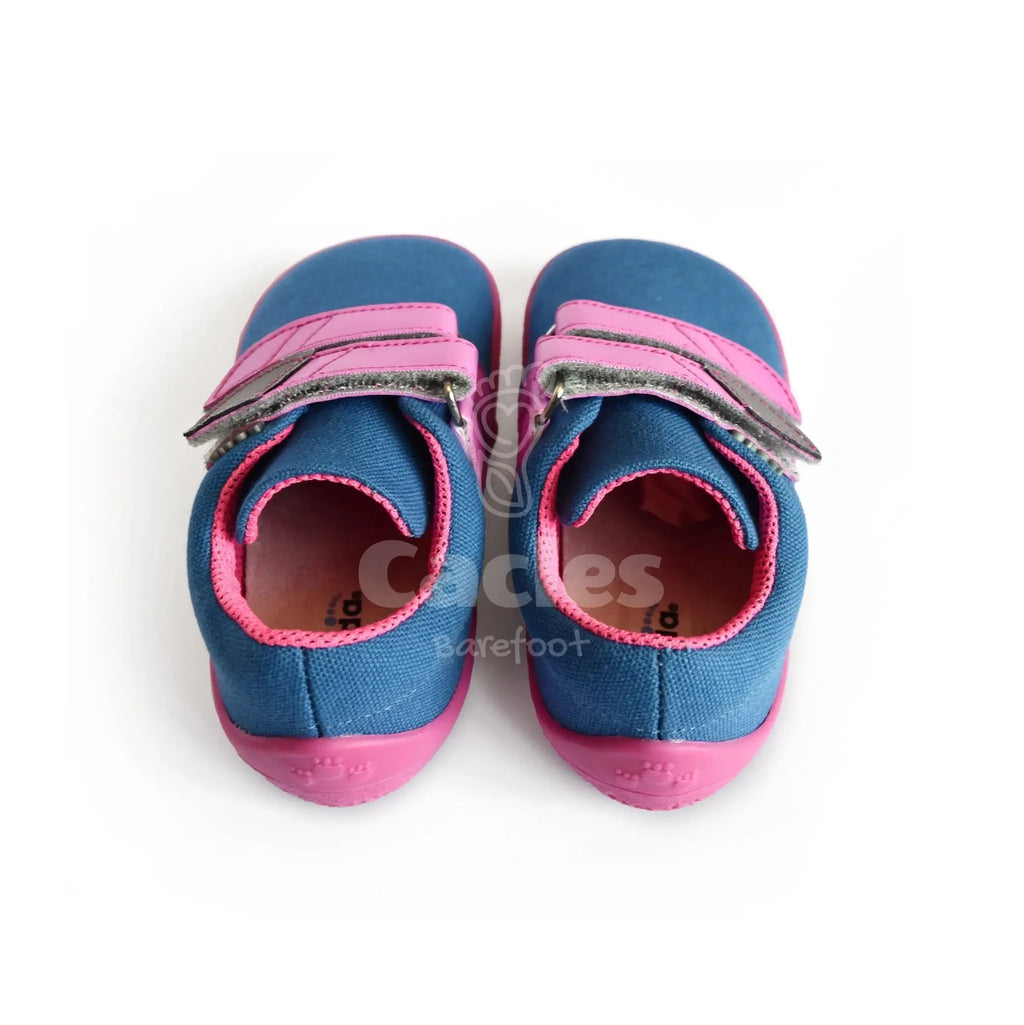 Beda - BF 0001/TEX/W Blueberry - Lonetas Barefoot infantiles azul y rosa