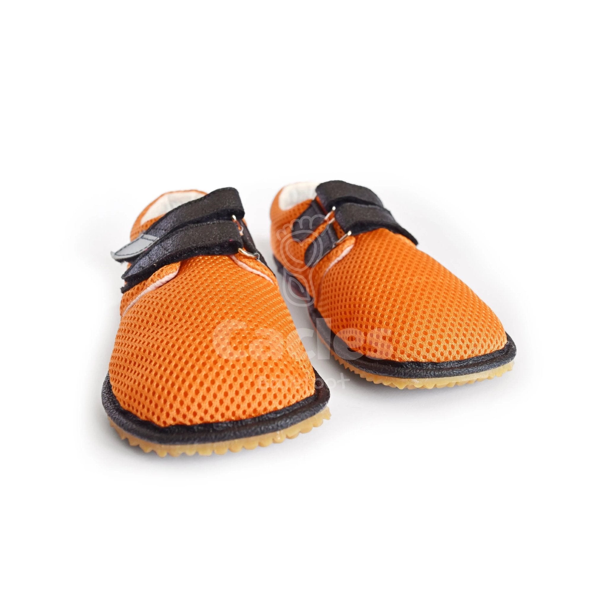 Beda - BF 060020/ST/W Orange - Deportivas barefoot infantiles de verano naranja