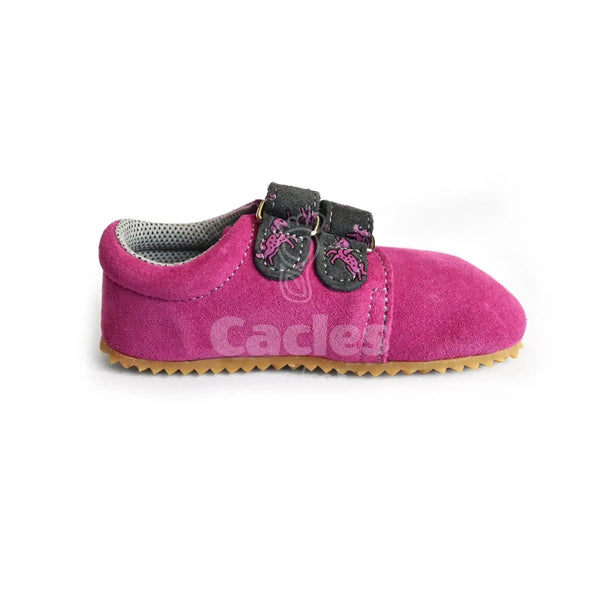 Beda - BF 060754/W/N Rebecca - Zapatos Respetuosos Primeros Pasos fucsia