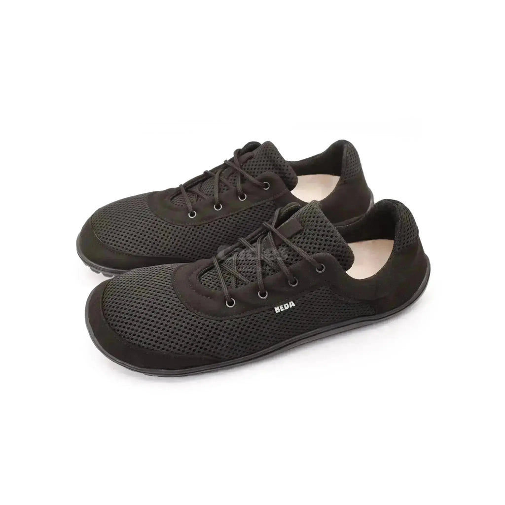 Beda - BF0002/SK noir - Chaussures Barefoot Véganes pour Adultes
