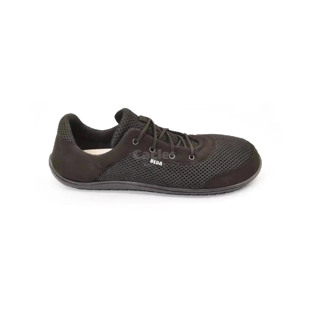 Beda - BF0002/SK noir - Chaussures Barefoot Véganes pour Adultes