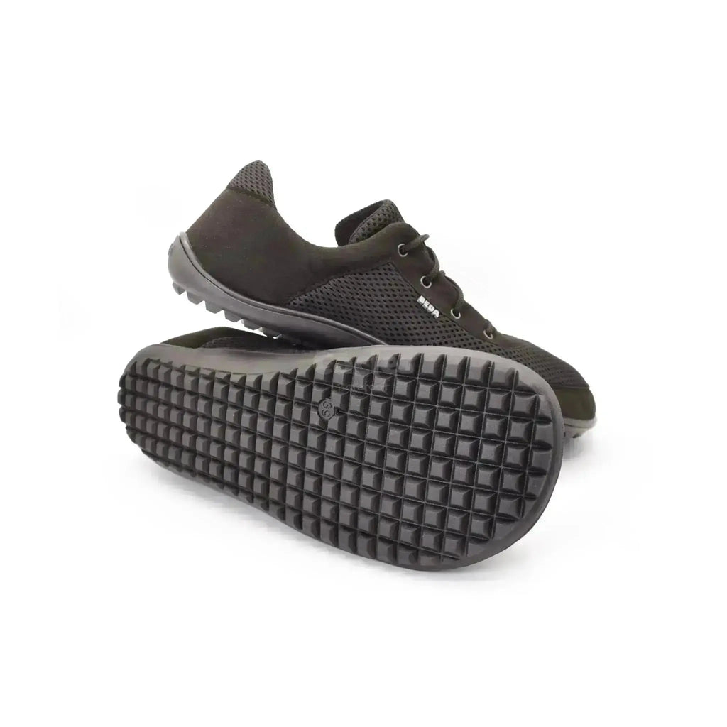 Beda - BF0002/SK noir - Chaussures Barefoot Véganes pour Adultes
