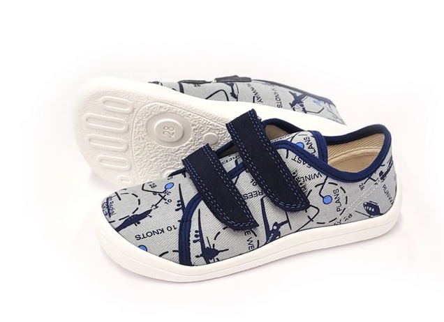 Beda - BFN 170040/TEX/W Aeroplane - Lonetas Barefoot-Beda-Cacles Barefoot-Tienda de calzado barefoot respetuoso minimalista
