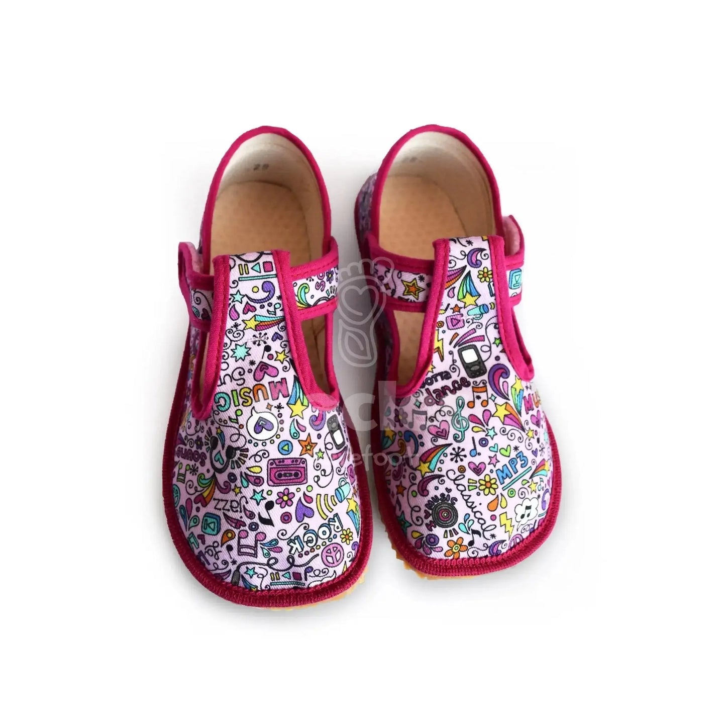 Beda - Slippers Music - Zapatillas de casa barefoot