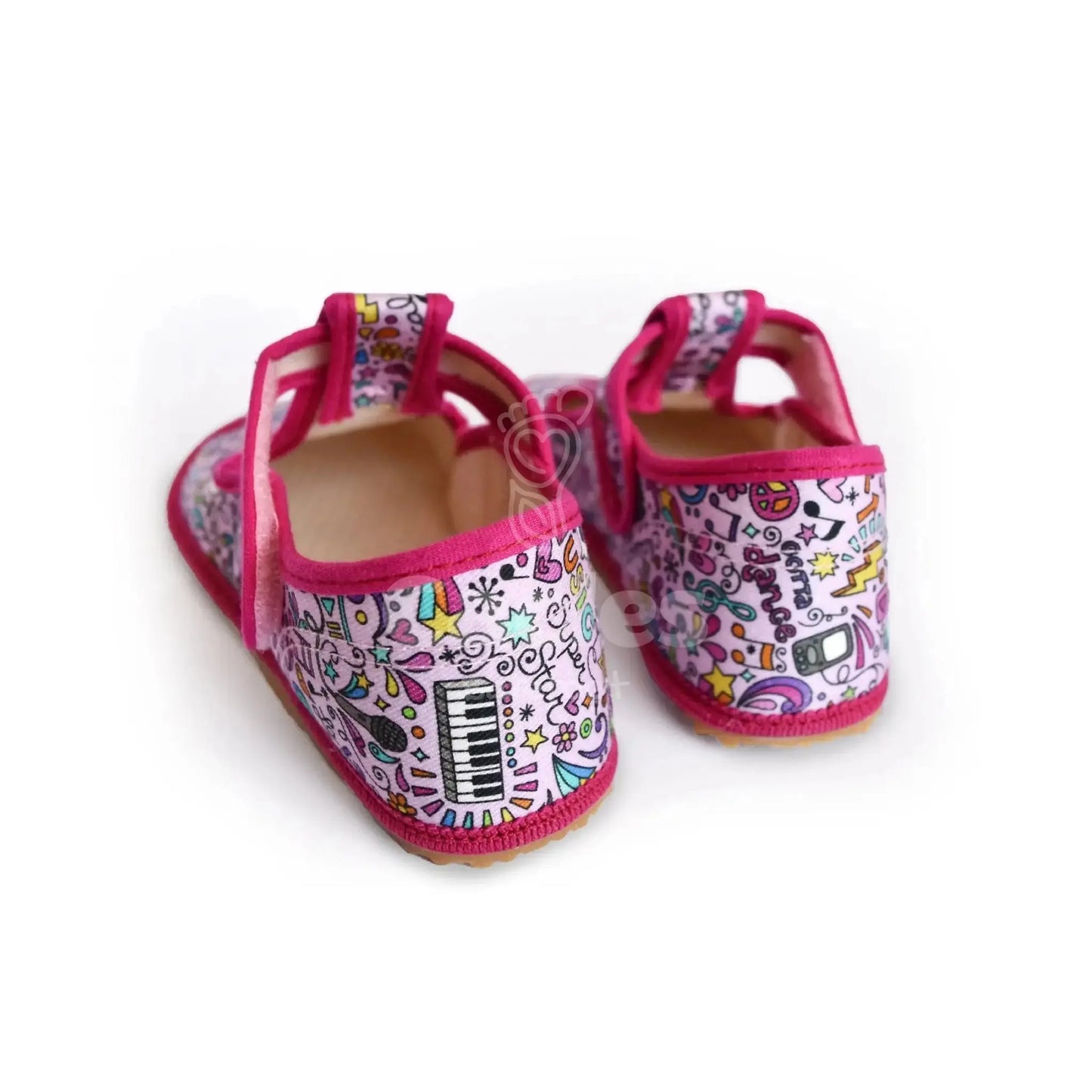Beda - Slippers Music - Zapatillas de casa barefoot