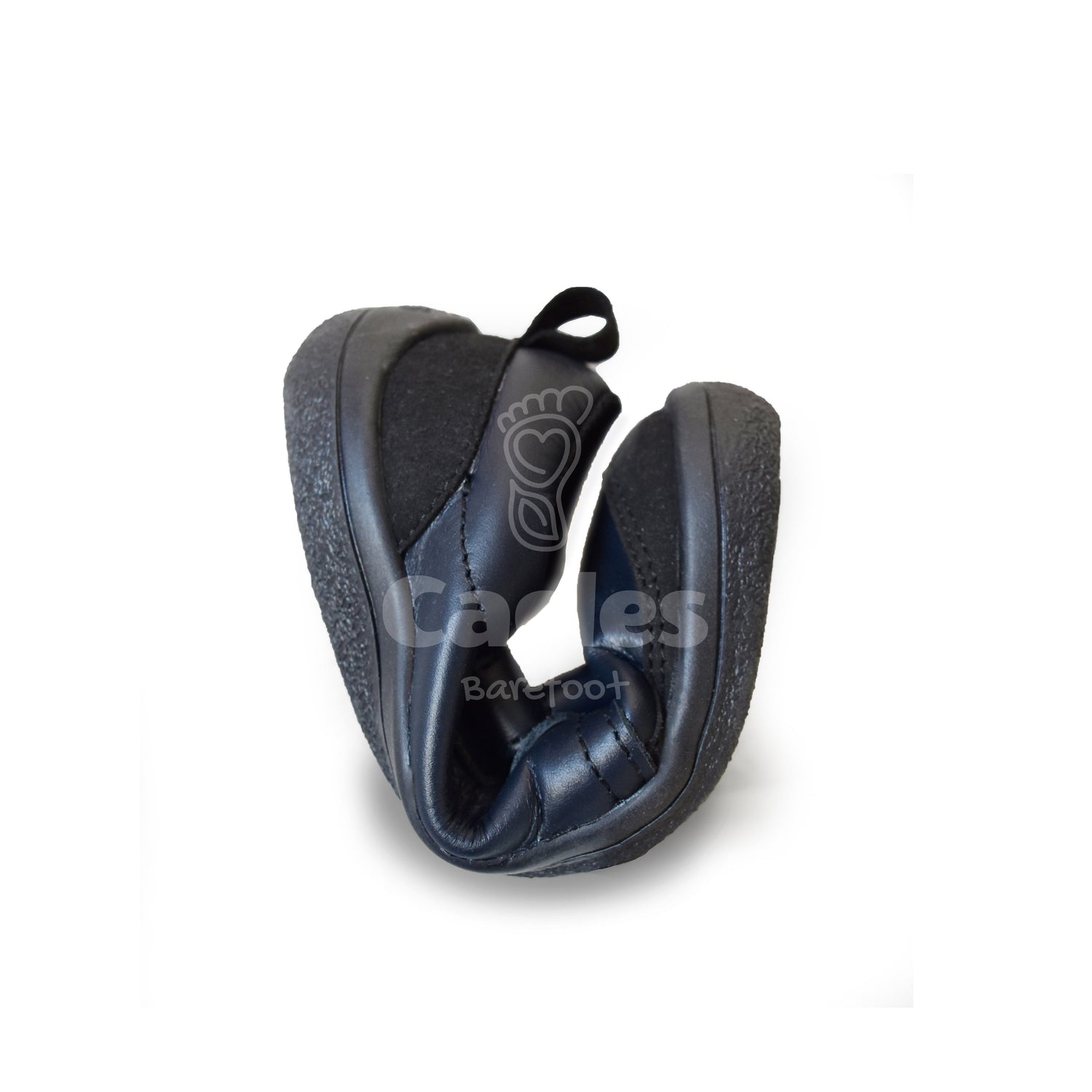 Beda - zapatos colegiales barefoot - Just black-Beda-Cacles Barefoot-Tienda de calzado barefoot respetuoso minimalista
