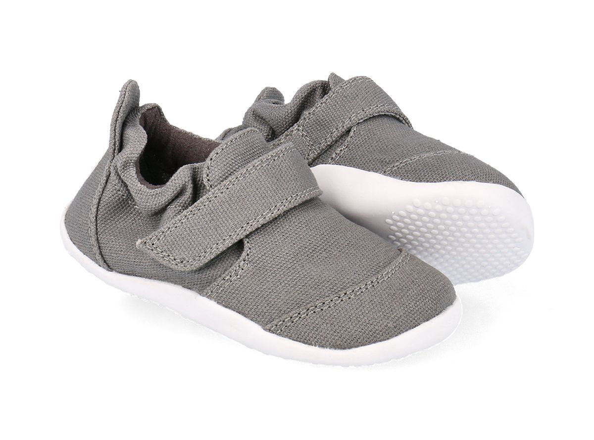 Bobux - XP Go Organic Charcoal - lonetas respetuosas-Bobux-Cacles Barefoot-Tienda de calzado barefoot respetuoso minimalista