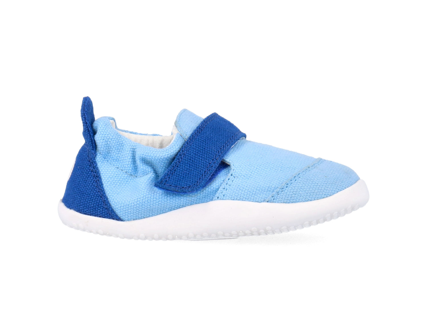 Bobux - XP Go Organic Powder Blue + Snorkel Blue - lonetas respetuosas-Bobux-Cacles Barefoot-Tienda de calzado barefoot respetuoso minimalista