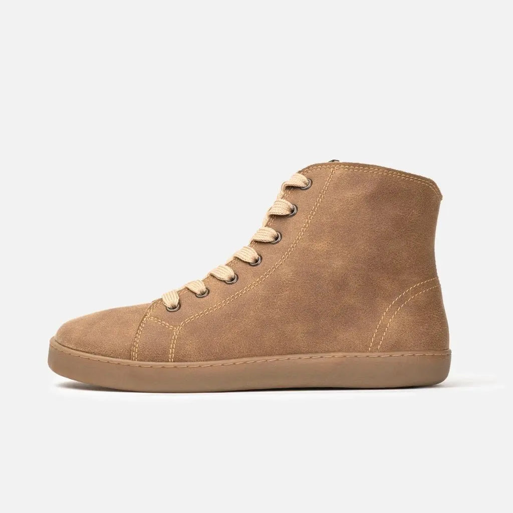 Bohempia - Alex Tobacco Brown - Bottines barefoot doublées pour l'hiver