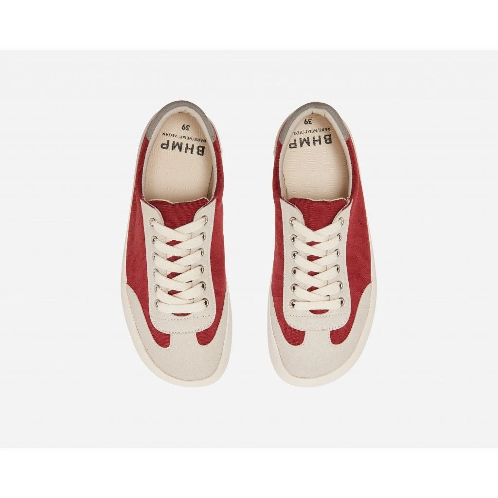Bohempia - Felix Burgundy & Tan - Sneakers barefoot unisex-Bohempia-Cacles Barefoot-Tienda de calzado barefoot respetuoso minimalista