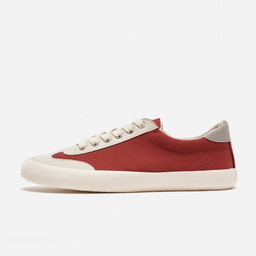 Bohempia - Felix Burgundy & Tan - Sneakers barefoot unisex-Bohempia-Cacles Barefoot-Tienda de calzado barefoot respetuoso minimalista