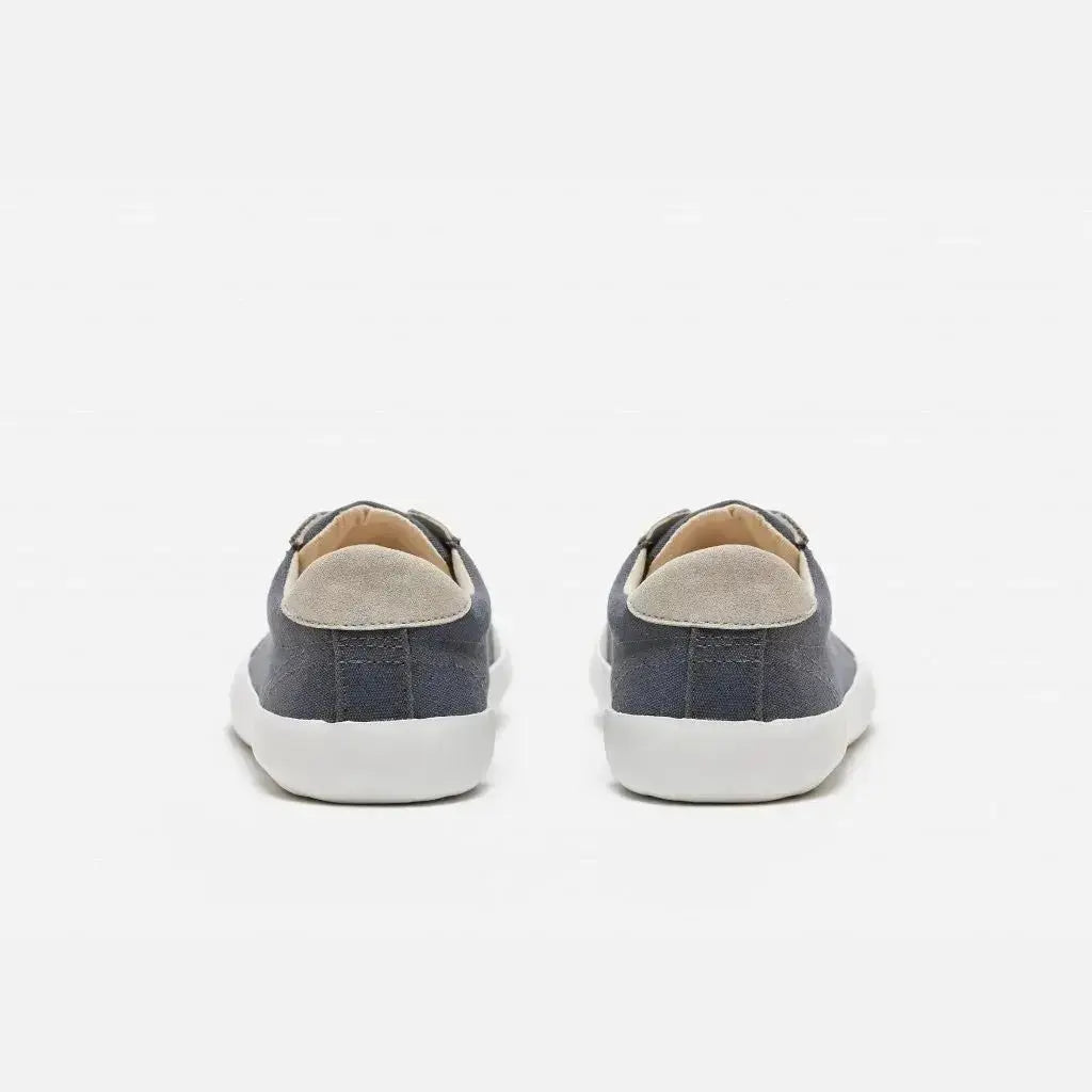 Bohempia - Felix Dark Grey & White - Zapatillas barefoot veganas unisex gris oscuro