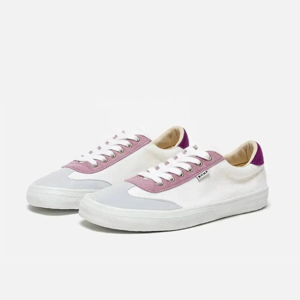 Bohempia Felix Shell Purple - Zapatillas barefoot veganas para mujer morado y rosa