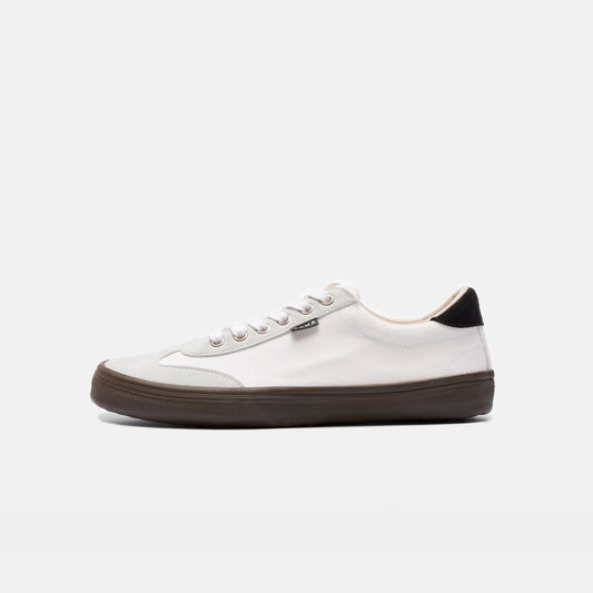 Bohempia - Felix White & Dark Gum - Sneakers barefoot unisex-Bohempia-Cacles Barefoot-Tienda de calzado barefoot respetuoso minimalista