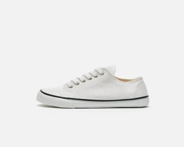 Bohempia Herlik  White & White - Zapatillas barefoot veganas unisex blancas
