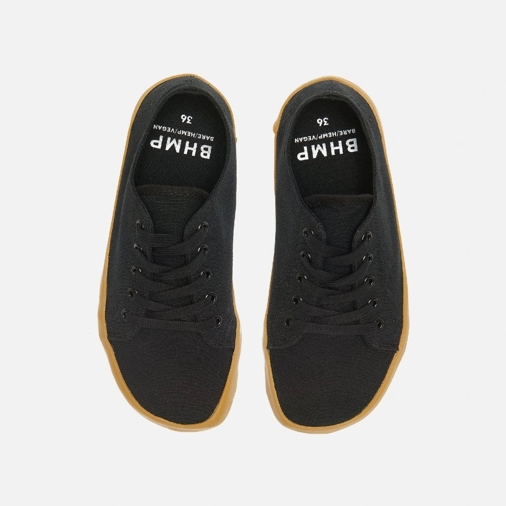 Bohempia - Hoska 2.0 Black & Gum - Zapatillas barefoot-Bohempia-Cacles Barefoot-Tienda de calzado barefoot respetuoso minimalista