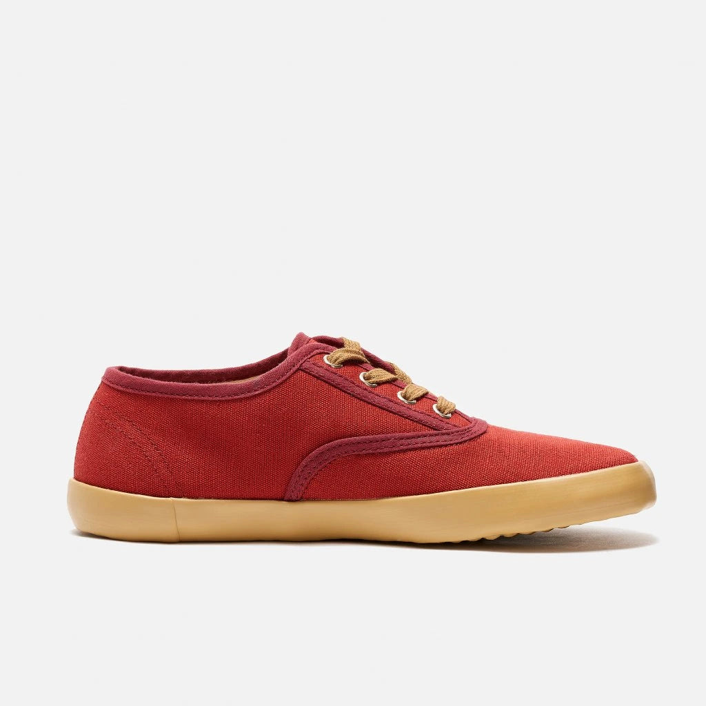 Bohempia - Kolda 2.0 Burgundy Gum - Sneakers barefoot unisex-Bohempia-Cacles Barefoot-Tienda de calzado barefoot respetuoso minimalista
