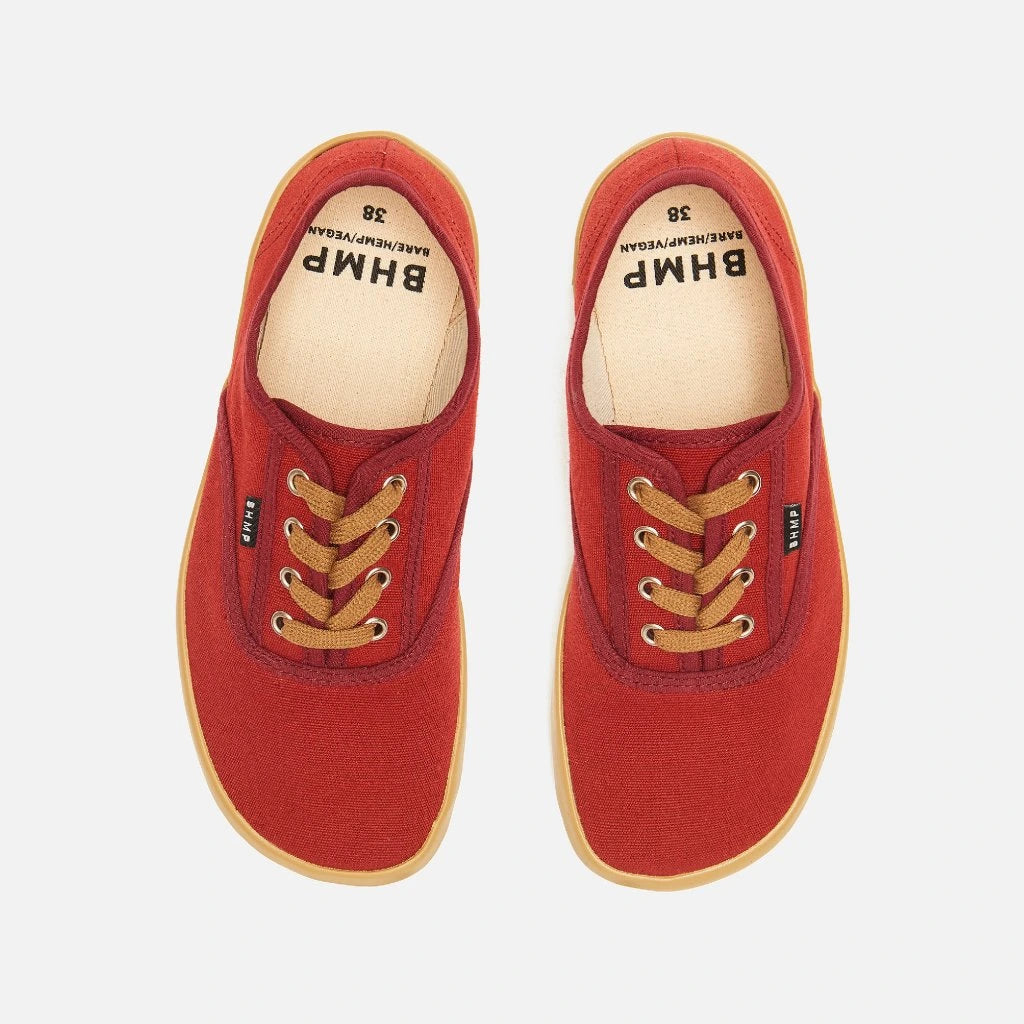 Bohempia - Kolda 2.0 Burgundy Gum - Sneakers barefoot unisex-Bohempia-Cacles Barefoot-Tienda de calzado barefoot respetuoso minimalista