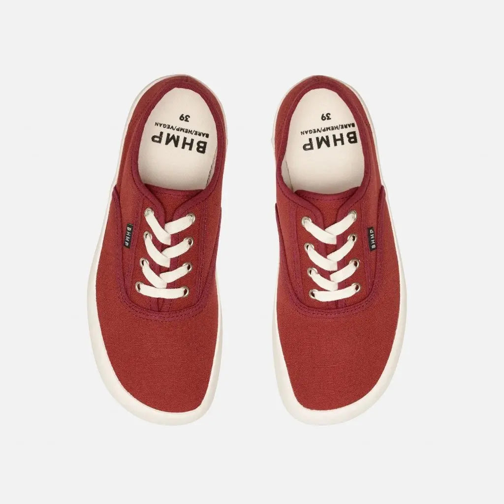 Bohempia - Kolda 2.0 Burgundy Tan - Sneakers barefoot unisex