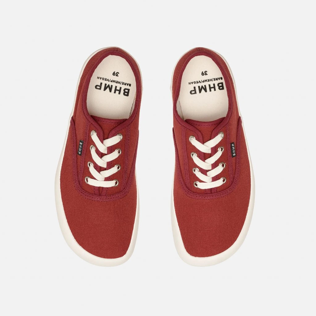 Bohempia - Kolda 2.0 Burgundy Tan - Sneakers barefoot unisex-Bohempia-Cacles Barefoot-Tienda de calzado barefoot respetuoso minimalista