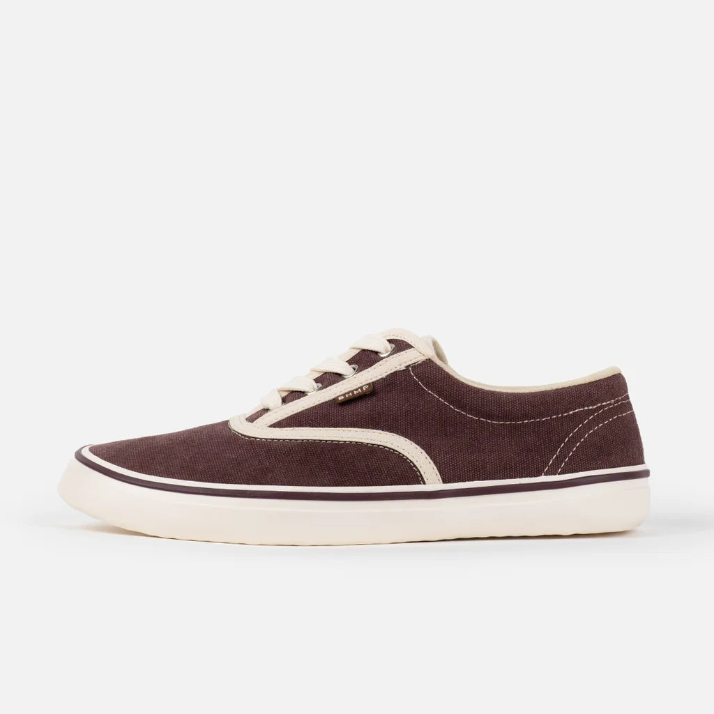 Bohempia Korin Blackberry Red - Zapatillas de lona barefoot retro burdeos  Cacles Barefoot