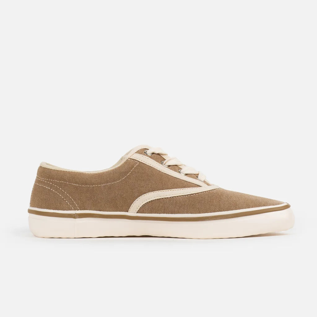 Bohempia Korin Sand Beige - Zapatillas de lona barefoot retro beige  Cacles Barefoot