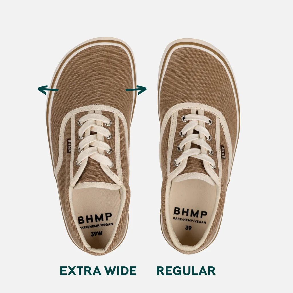 Bohempia Korin Sand Beige - Zapatillas de lona barefoot retro beige  Cacles Barefoot