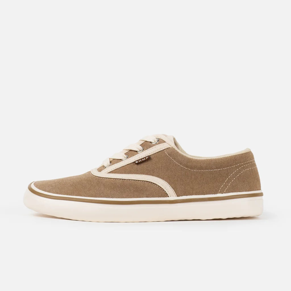 Bohempia Korin Sand Beige - Zapatillas de lona barefoot retro beige  Cacles Barefoot