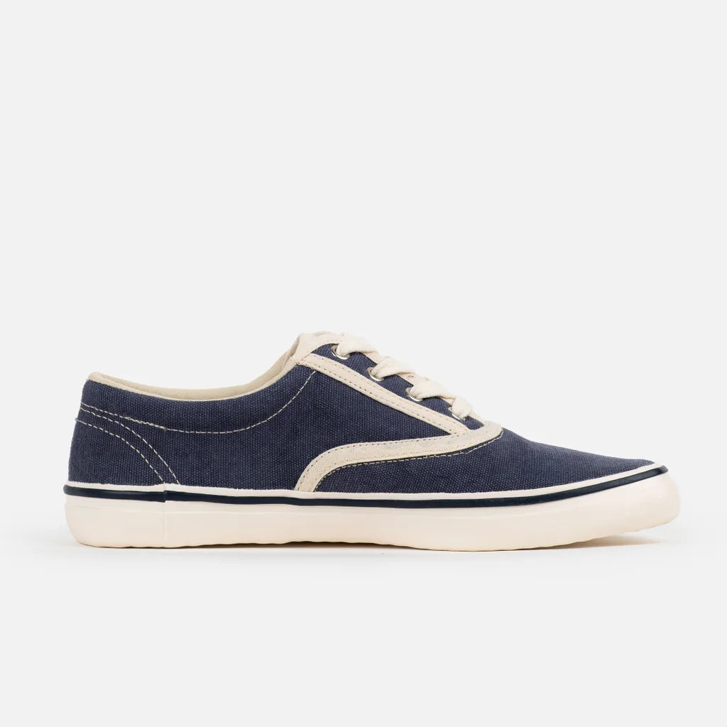 Bohempia Korin Summer Storm - Zapatillas de lona barefoot retro azules  Cacles Barefoot