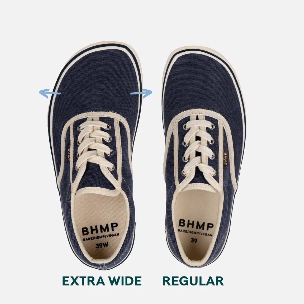 Bohempia Korin Summer Storm - Zapatillas de lona barefoot retro azules  Cacles Barefoot