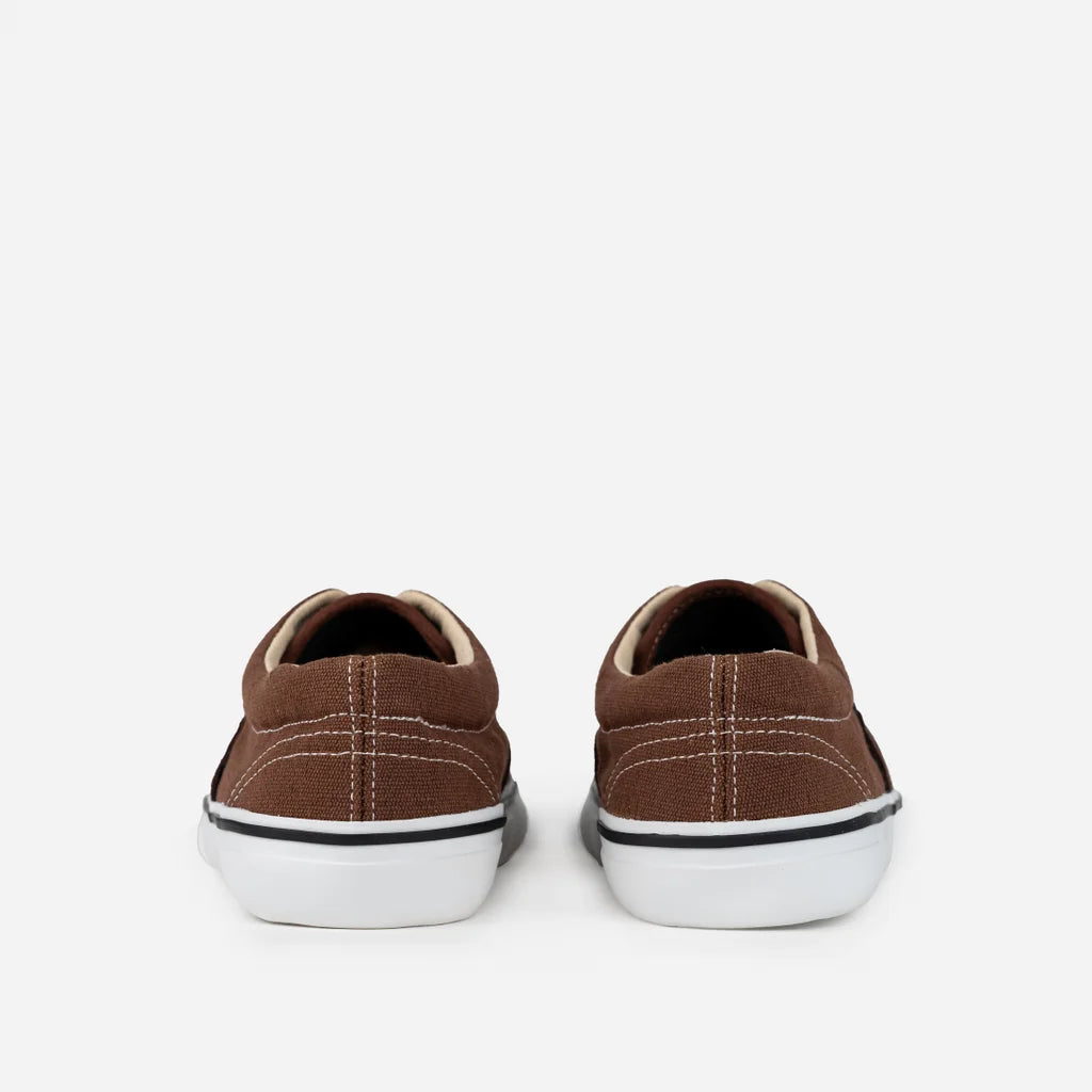 Bohempia Lomik Chocolate Brown - Zapatillas barefoot retro otoñales marrones  Cacles Barefoot