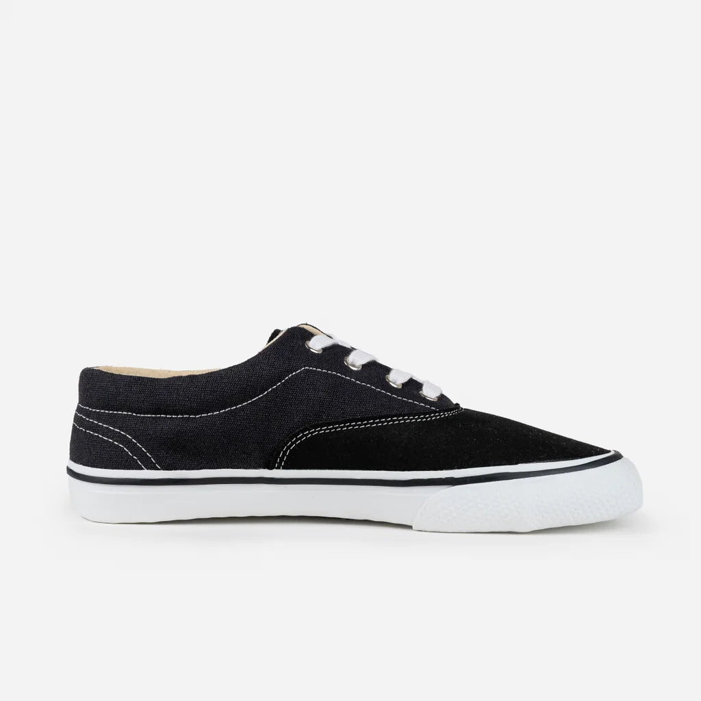 Bohempia Lomik Classic Black - Zapatillas barefoot retro otoñales negras  Cacles Barefoot