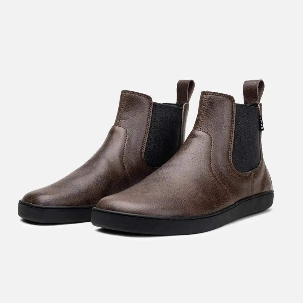 Bohempia - Lumi Dark Chocolate - Botas Chelsea Barefoot