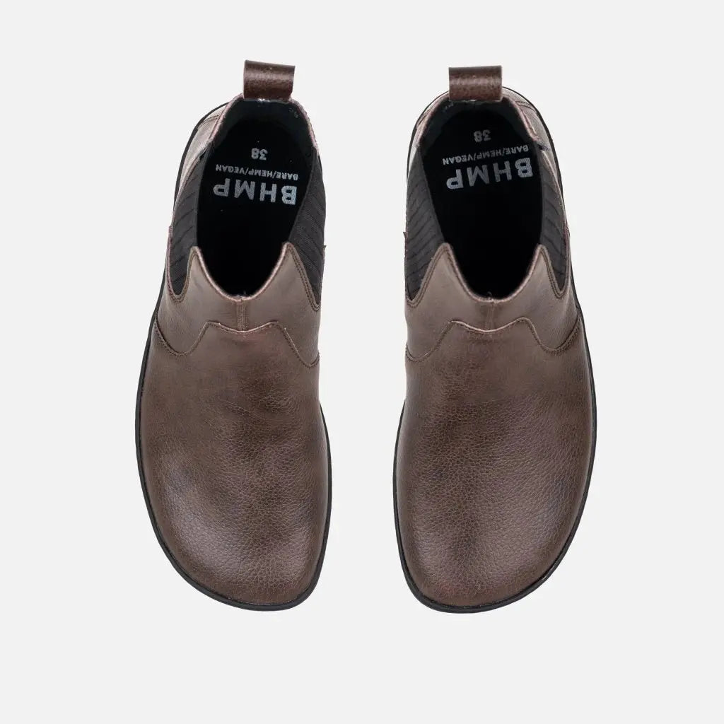 Bohempia - Lumi Dark Chocolate - Botas Chelsea Barefoot