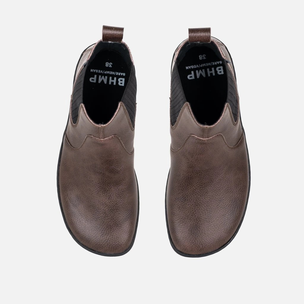 Bohempia - Lumi Dark Chocolate - Botas Chelsea Barefoot