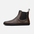 Bohempia - Lumi Dark Chocolate - Botas Chelsea Barefoot veganas unisex marrón oscuro