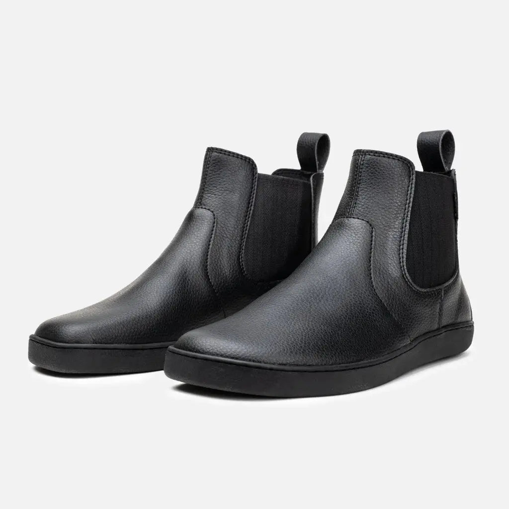 Bohempia - Lumi Noir Brillant - Bottes Chelsea Barefoot