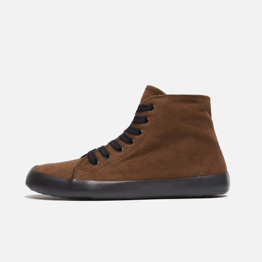 Bohempia - Olen Brown & Black - Botines de invierno barefoot-Bohempia-Cacles Barefoot-Tienda de calzado barefoot respetuoso minimalista